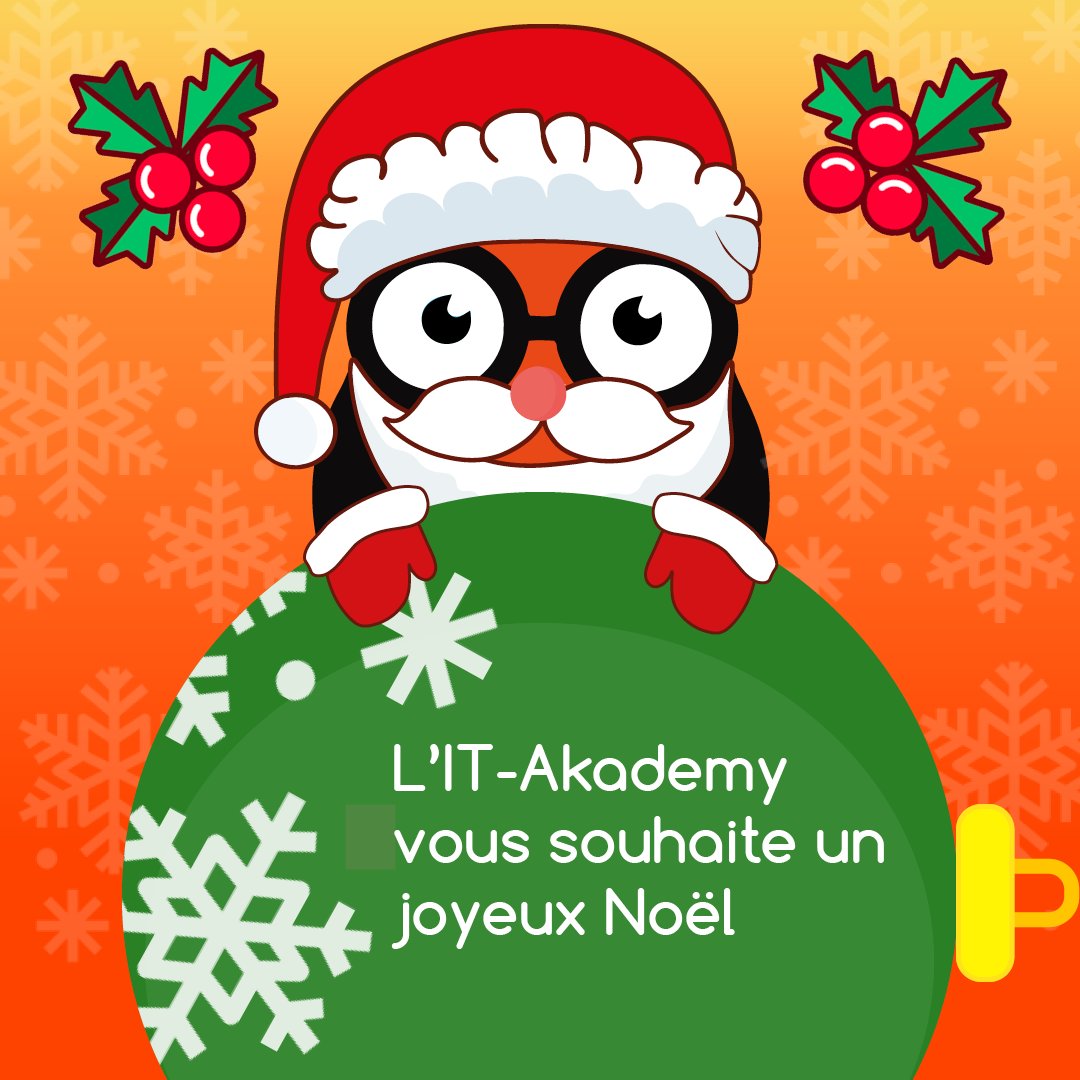 La team IT-Akademy vous souhaite un très joyeux Noël ! 🎄

#itakademy #christmas #noel #joyeuxnoel #ecolelyon #dev #numerique #developpeurweb #developpeur #coder #coding #codinglife #programing #ecolenumerique #programer #codergirl