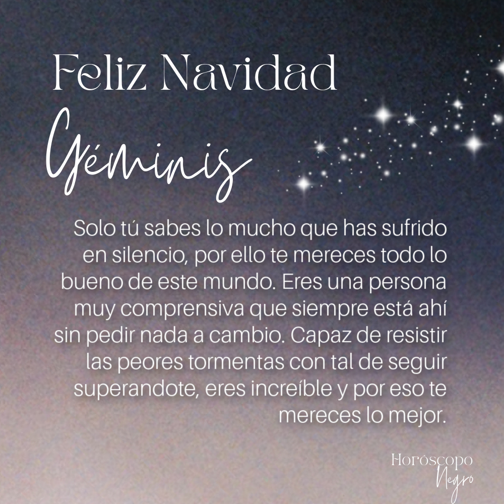Feliz Navidad, #Geminis✨🔮✨ #horoscoponegro