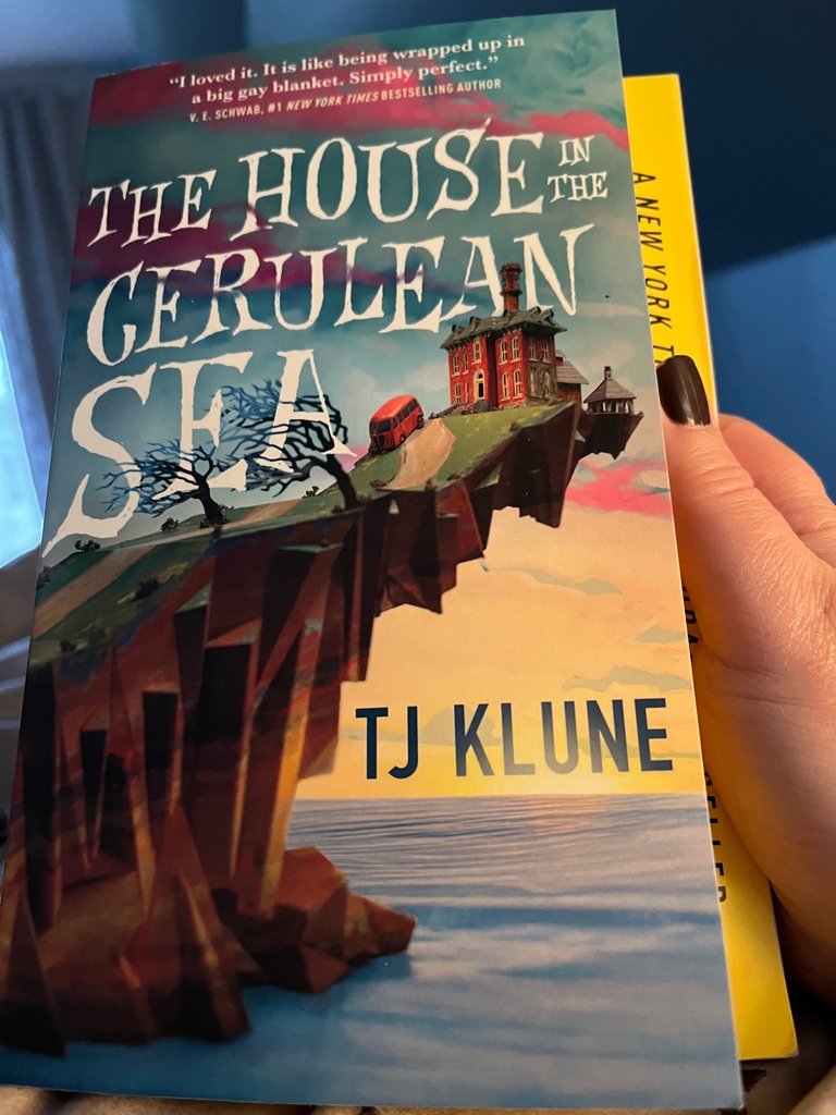 hdoylefraser's tweet photo. The House in the Cerulean Sea by TJ Klune is absolutely fantastic. If you are looking for a book recommendation for yourself or someone who loves a good story filled with hope, longing, and an unspoken wish for the future, this is the one to take with you into the weekend. https://t.co/FOZ9354m1A