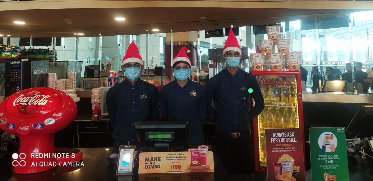 INOXMovies's tweet photo. INOX cinemas across the country are all set to host you for the festive season. Wishing you and your family a blockbuster Christmas. Come and enjoy superb movies and warm hospitality with some great F&amp;B choices.

#Christmas #MerryChristmas #Santa #INOX #LiveTheMovie https://t.co/vts4hTZh2v