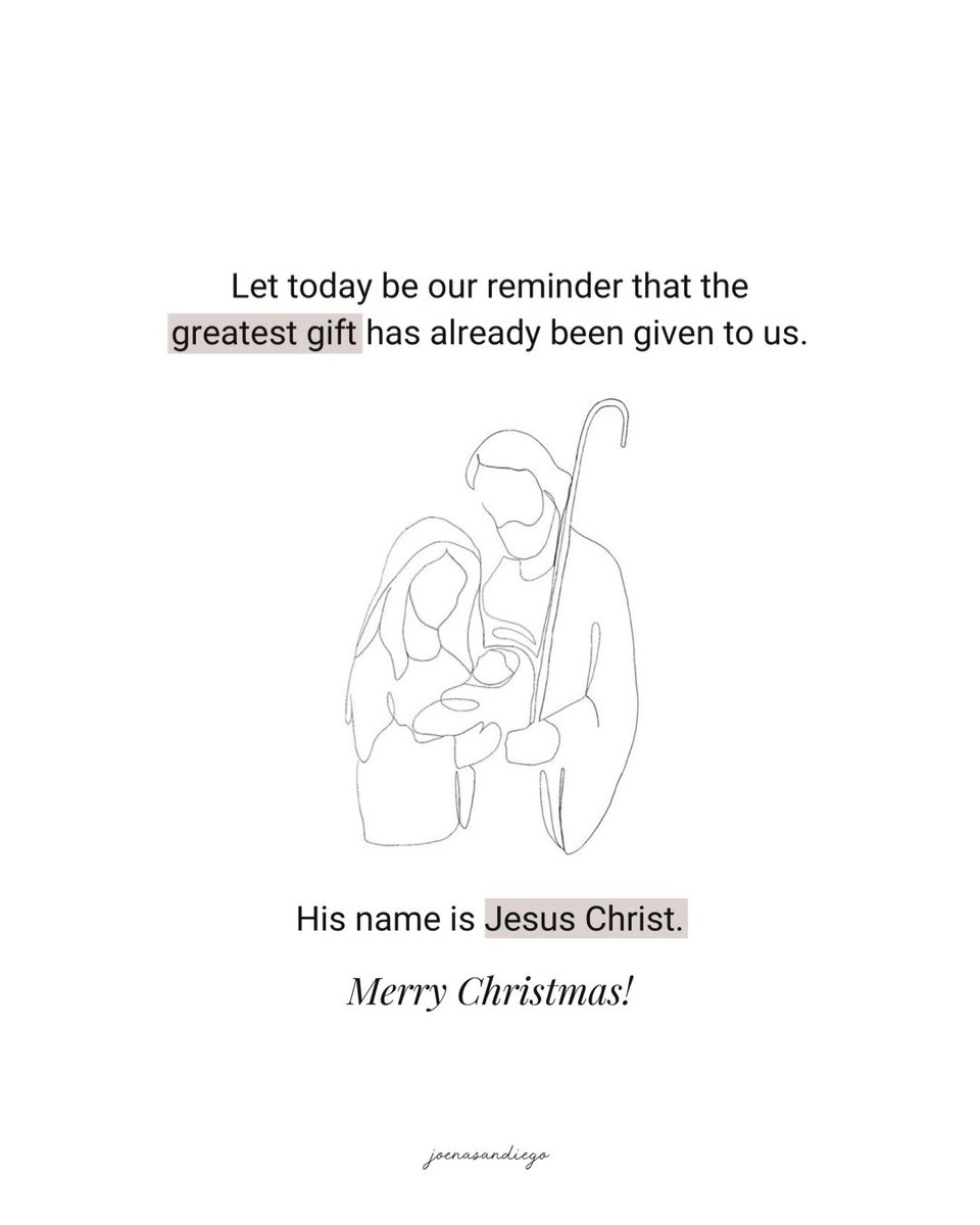 joenasandiego's tweet photo. “And His name will be the hope of all the world.” (Matthew 12:21) Merry CHRISTmas! ✨ https://t.co/FQT2QdbZVL