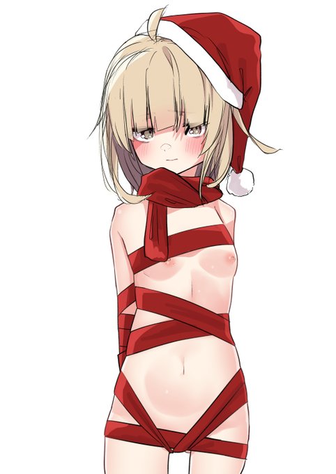 クリスマス絵描く時間とれなかったのでお詫びにプレゼントぱぴの.ちゃんを…どうぞ 