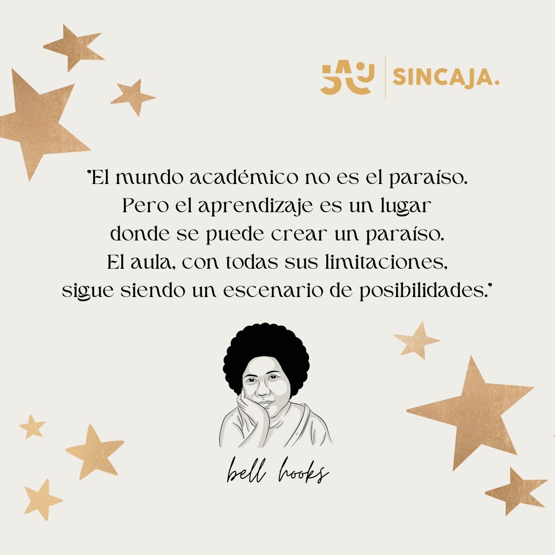 sincajamx's tweet photo. Nos gusta la idea de pensar en el aprendizaje como un lugar donde se crean paraísos. Es cierto que corremos el riesgo de crear lo contrario, de ahí la grave responsabilidad que tenemos quienes creemos en la educación como la gran aliada para construir mundos mejores. https://t.co/Sbf7algDJJ