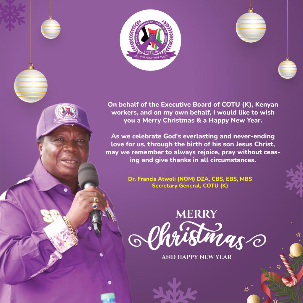 Francis Atwoli NOM (DZA), CBS, EBS, MBS. tweet media