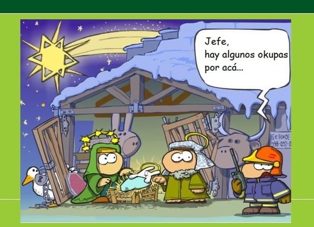 Navidad sigue siendo un desafío...seguir naciendo.
La Vida se hizo bebé, migrante, ocupa de un establo, refugiado político en Egipto.
Elijo creer que la vida no se detiene... dice: “tené confianza en la Luz que sos”... en la Natividad donde no hay nada más divino que lo humano.