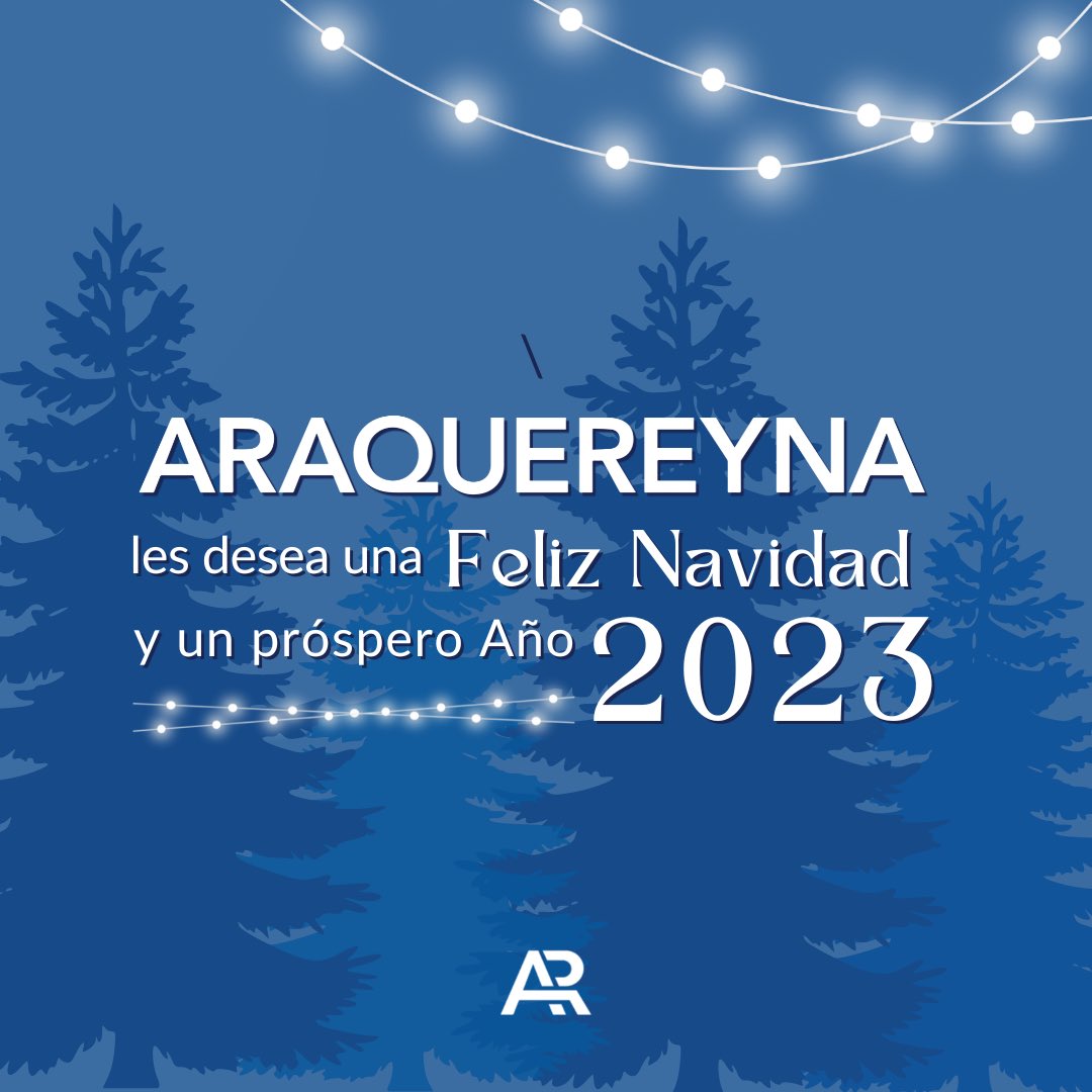 Esperemos que tengan unas felices fiestas junto a todos sus seres queridos. 🎄💙
 
#Feliznavidad #ARAQUEREYNA
