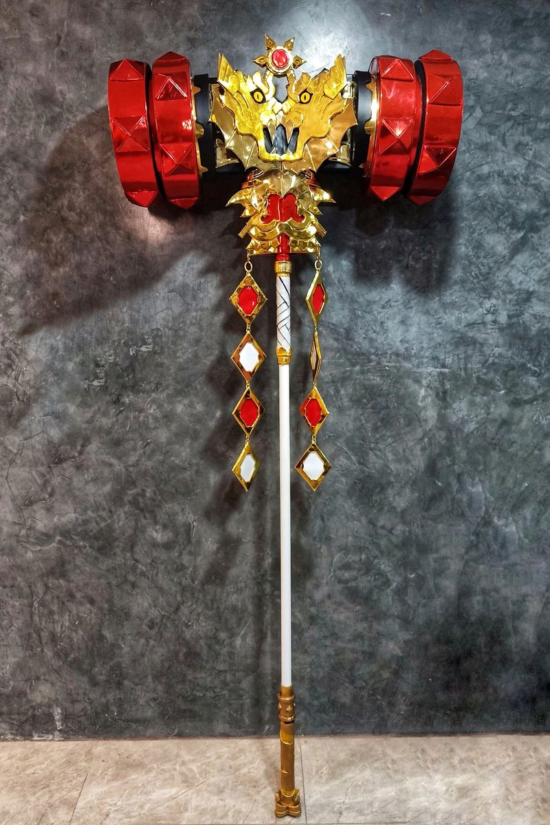 vashikk777's tweet photo. [Granblue Fantasy] 
Cidala  (シンダラ) 's Twin Hammers

Gilded Heaven Strike!

almost end of 2022(tiger), 
so this is the good time for upload the girls pic

bye bye Tiger years

#グラブル #GranblueFantasy
#シンダラ #Cidala #Props #Commission https://t.co/KFWC4AySAD