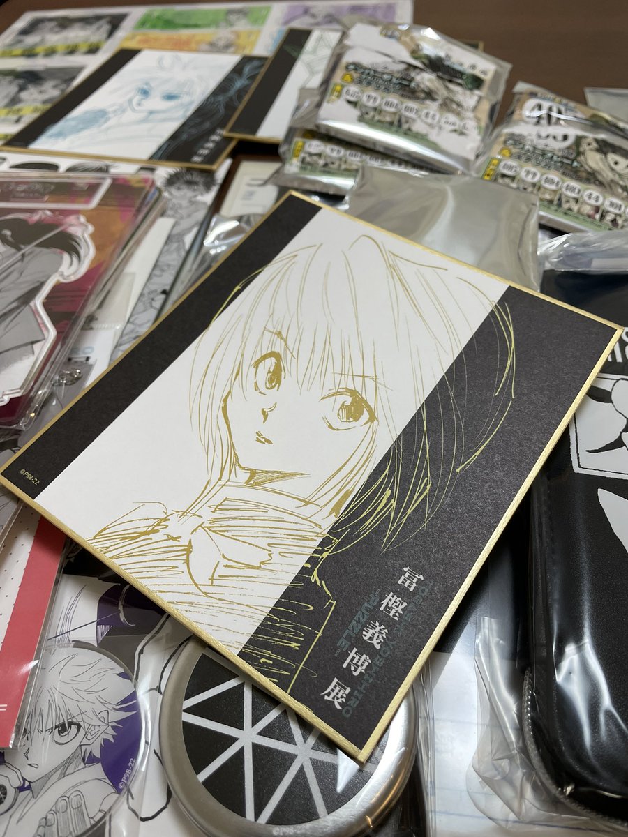 r___k0303's tweet photo. 幸せ空間すぎました！グッズも大量買いできたし！後悔なしです！！冨樫先生万歳！！！！
#冨樫義博展 #幽遊白書 #ハンターハンター https://t.co/KJe1LIeRB3