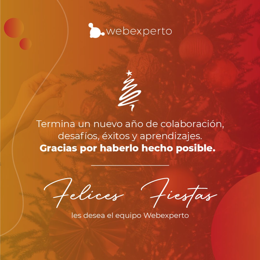 webexperto's tweet photo. ¡Feliz navidad a todos nuestros clientes, amigos, colaboradores y miembros de este gran equipo! 
____
#feliznavidad #trabajoenequipo #teamwebexperto https://t.co/YJP37EToub