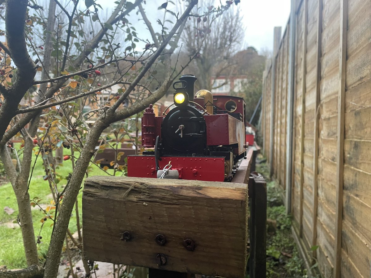 This was Russell’s first year playing “Christmas Engine”. 

He was joined by Hercules this afternoon operating shuttles between Applemore and the extension.