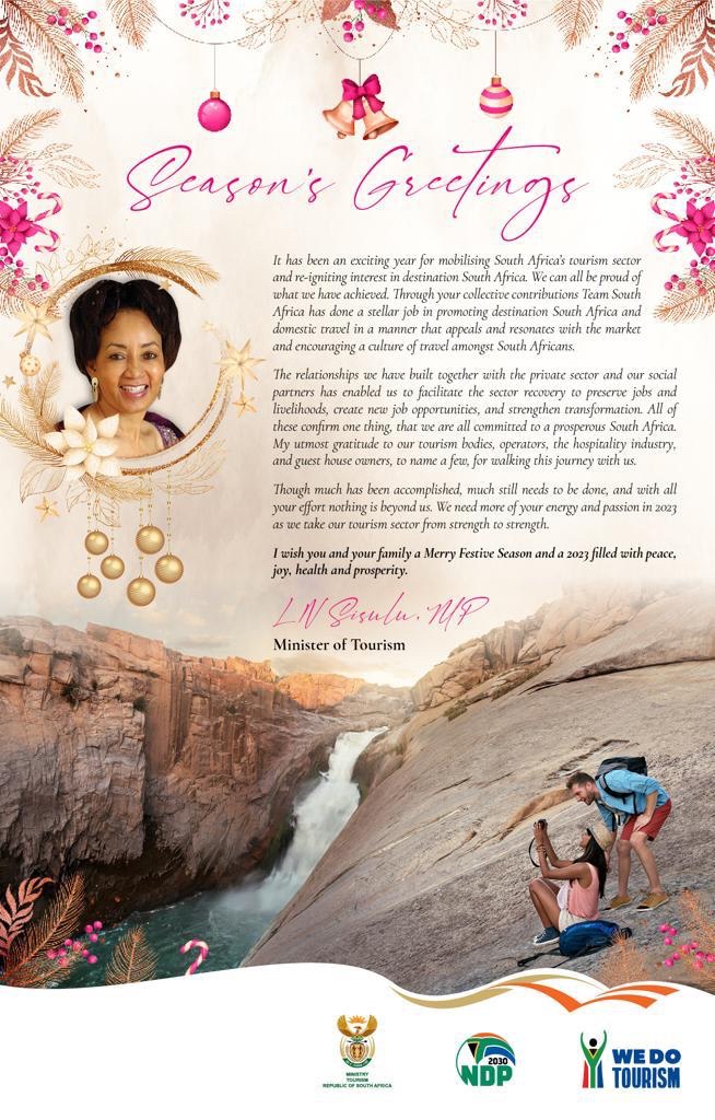 thejaxblog's tweet image. RT @Tourism_gov_za: #ResponsibleTraveller #TisTheSeasonToBeSafe #ShareSouthAfrica