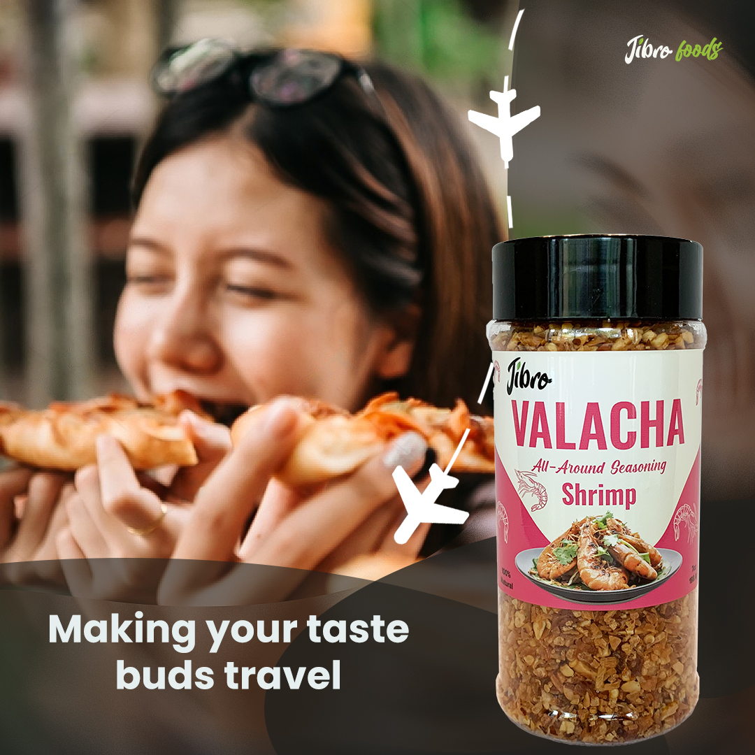 Carry it wherever you want. Yes! now you can carry your valacha mix and add it to any food.

.

#jibrofoods #seasoning #valacha #spices #jibrovalacha #seasoningsandspices #valachachicken #valachashrimp #valachavegan #seasoningpowder #seasoningblends