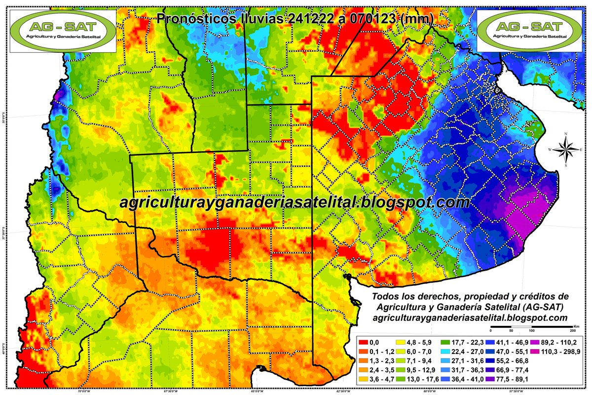 #Sabado #Pronósticos #Forecast #Lluvias #Tormentas #suelos #trigo #cebada #BahiaBlanca #BuenosAires #LaPampa #Córdoba #SantaFé #RioNegro #EntreRios #Corrientes #SanLuis #Mendoza #Chaco #Formosa #Misiones #Salta #Argentina 🇦🇷 #Uruguay #Paraguay #Brasil