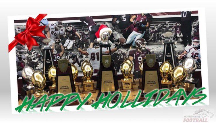 Happy holidays <a href="/MsideFootball/">Morningside University Football</a> <a href="/CoachCJake/">Casey Jacobsen</a> 🐴🐴
