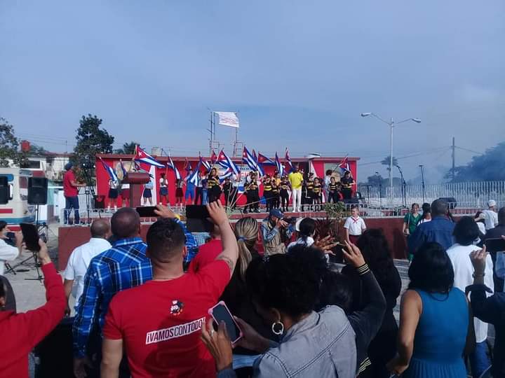 Se celebra acto provincial por el 64 aniversario del triunfo de la Revolución, Municipio Taguasco digna sede. #CubaViveEnSuHistoria #SanctiSpiritusEnMarcha
