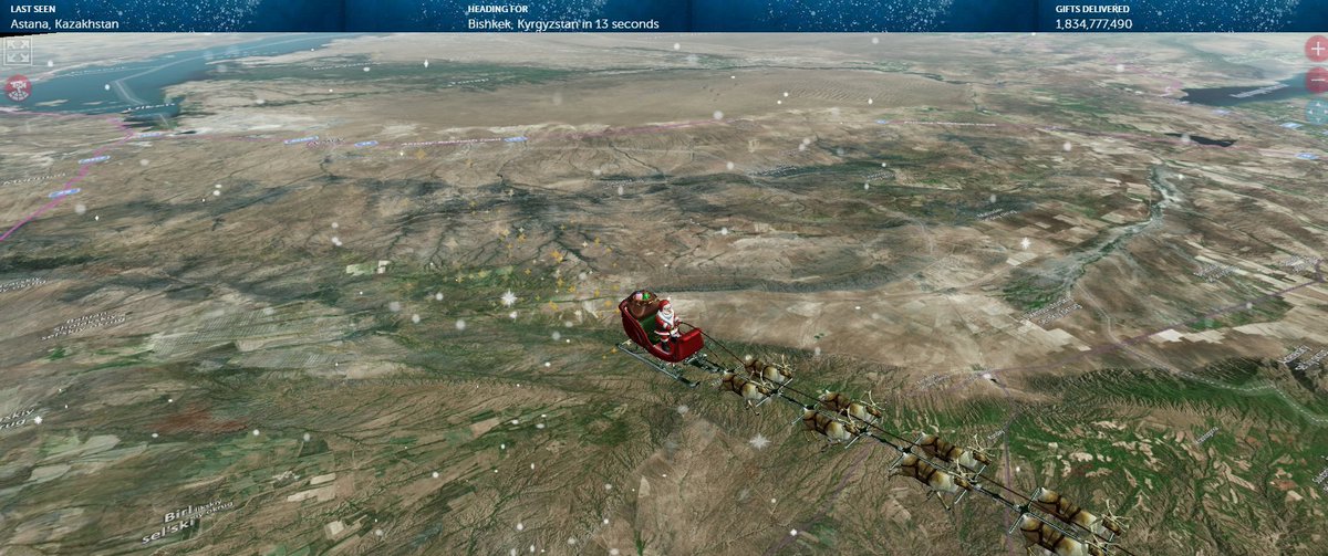 NORAD Santa tracker is live. Pentagon insists he will be intercepted and shot down if he enters US airspace.