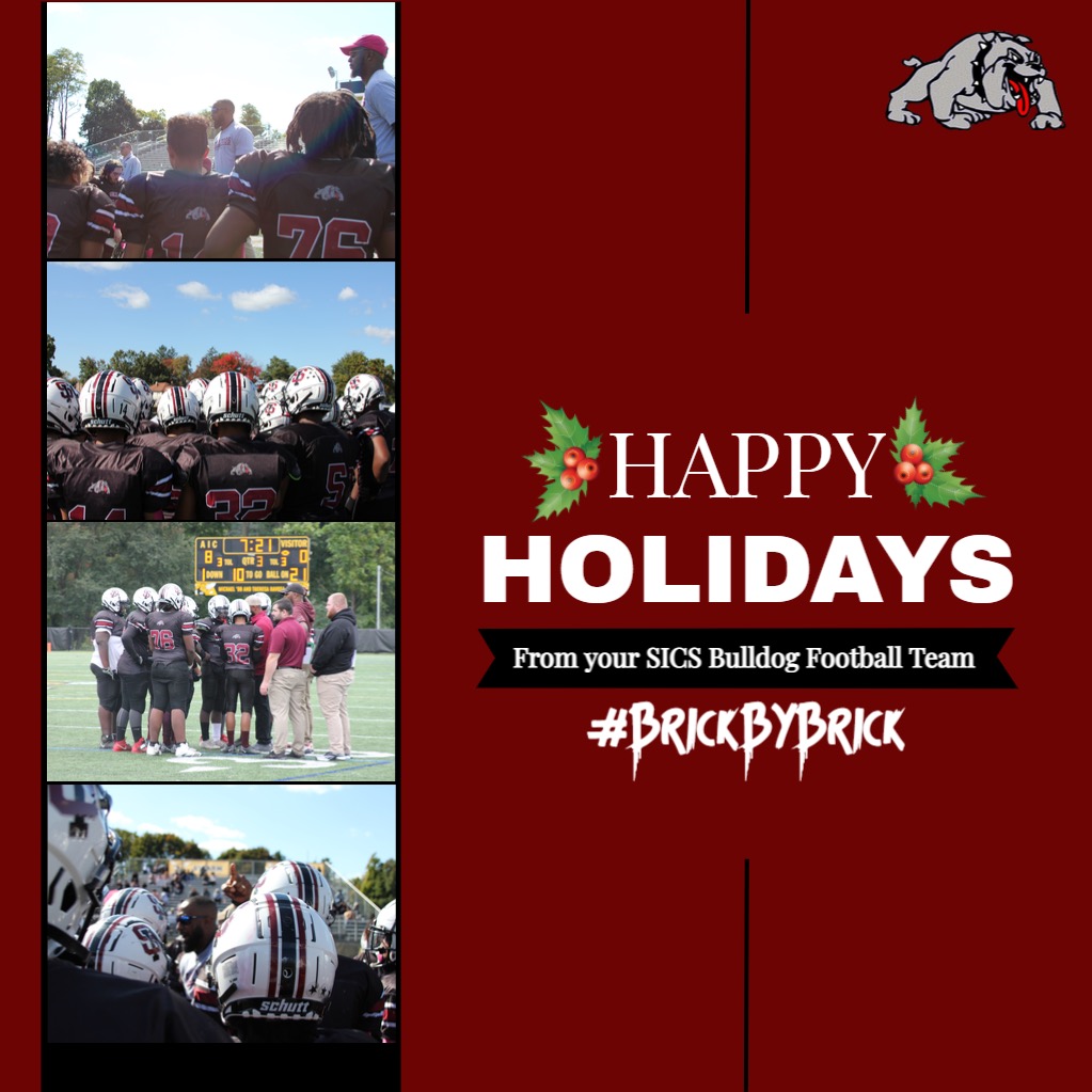 Sicsfball's tweet photo. Happy Holidays from our football famliy to yours #brickbybrick https://t.co/Zdk3BnDxpP
