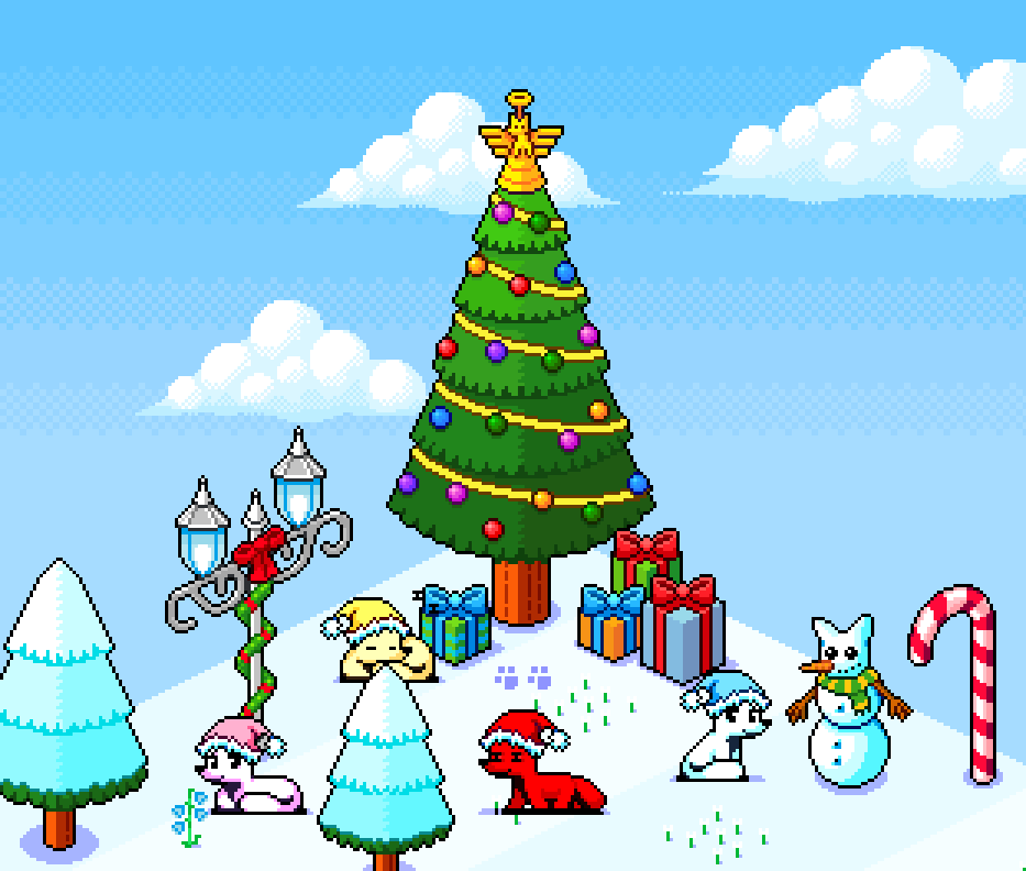 lunarstraygame's tweet photo. Merry Xmas from the LunarStray elves 🎄 🎅 https://t.co/Fxfwgojl80