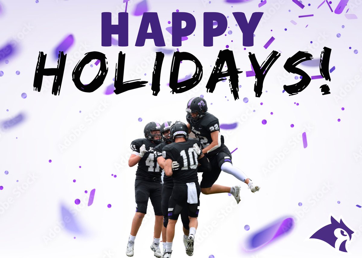 KenyonFootball's tweet photo. Thank you for your support this season! Happy Holidays from Kenyon Football! https://t.co/Knois8H9m1
