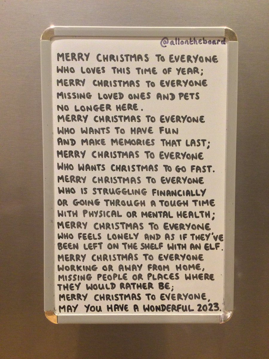 Merry Christmas to everyone.
If you love Christmas we hope you love it even more this year. If you’re not a fan of the festive period we hope it goes quick for you. Please take care of yourselves, your loved ones and be kind to others. 

#MerryChristmas #Christmas