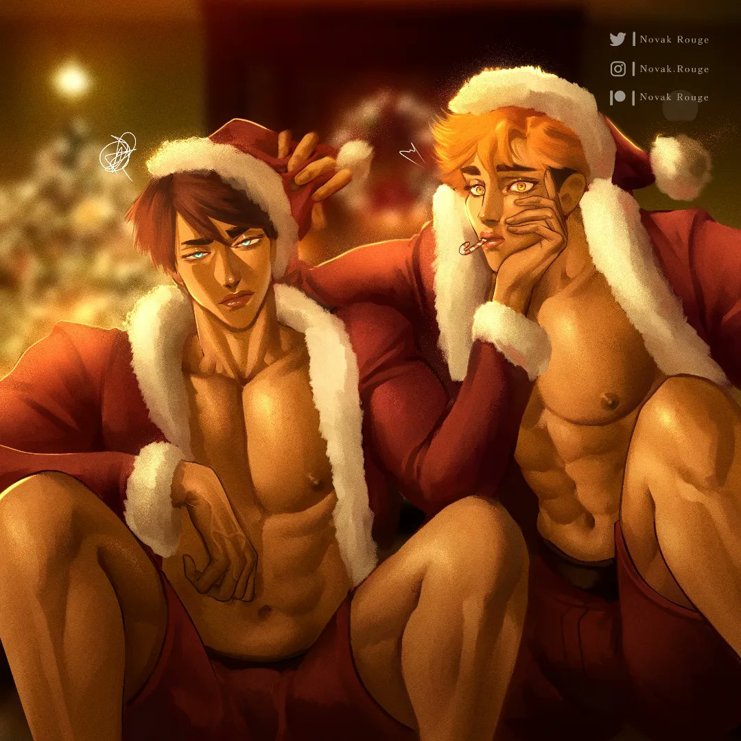 NovakRouge's tweet photo. Merry Christmas from the Miya twins ♡
#miyatwins #osamu #atsumu #haikyuu https://t.co/6HeoODZRRZ
