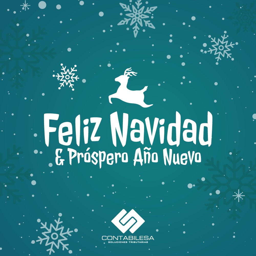 Contabilesa's tweet photo. Celebramos junto a ustedes en estás fechas tan especiales y les deseamos un hogar lleno de armonía! https://t.co/LPPe8y7JYO