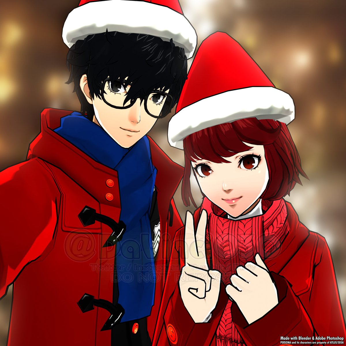 🎄Christmas Selfie

[ #Blender3D #BNPR #ペルソナ5 #Persona5 #ペルソナ5R #Persona5Royal #芳澤かすみ #KasumiYoshizawa #主人公 #雨宮蓮 #RenAmamiya #来栖暁 #AkiraKurusu #主かす #ShuSumi ]