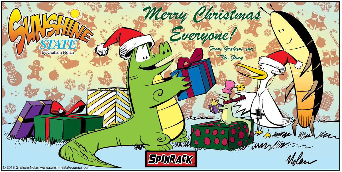 Merry Christmas and Happy Holidays to all from your pals at Spinrack!
Your presents are coming in 2023! Stay tuned!
#christmas #fun #games 
<a href="/BlackDogCEO/">Scott Kelly</a> <a href="/SmartAngelFilms/">Melissa McGinnis</a> <a href="/NickRoolz/">Ninja Nick</a> <a href="/Dixonverse/">Chuck Dixon</a> <a href="/JeffPie70227736/">Jeff Pierce</a> <a href="/baron_french/">French Baron</a>