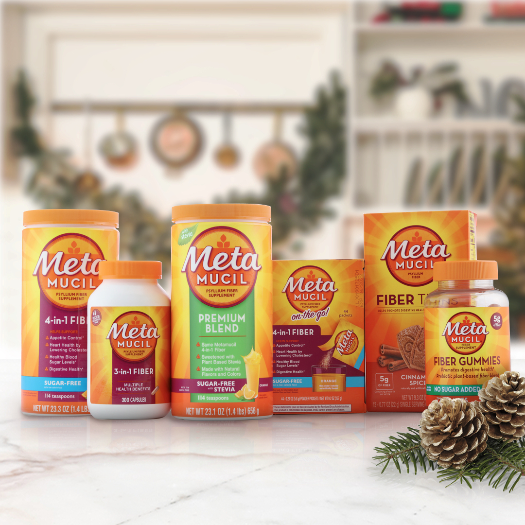 Wishing you gut health and happiness this holiday season and into the new year. Happy holidays from Metamucil!