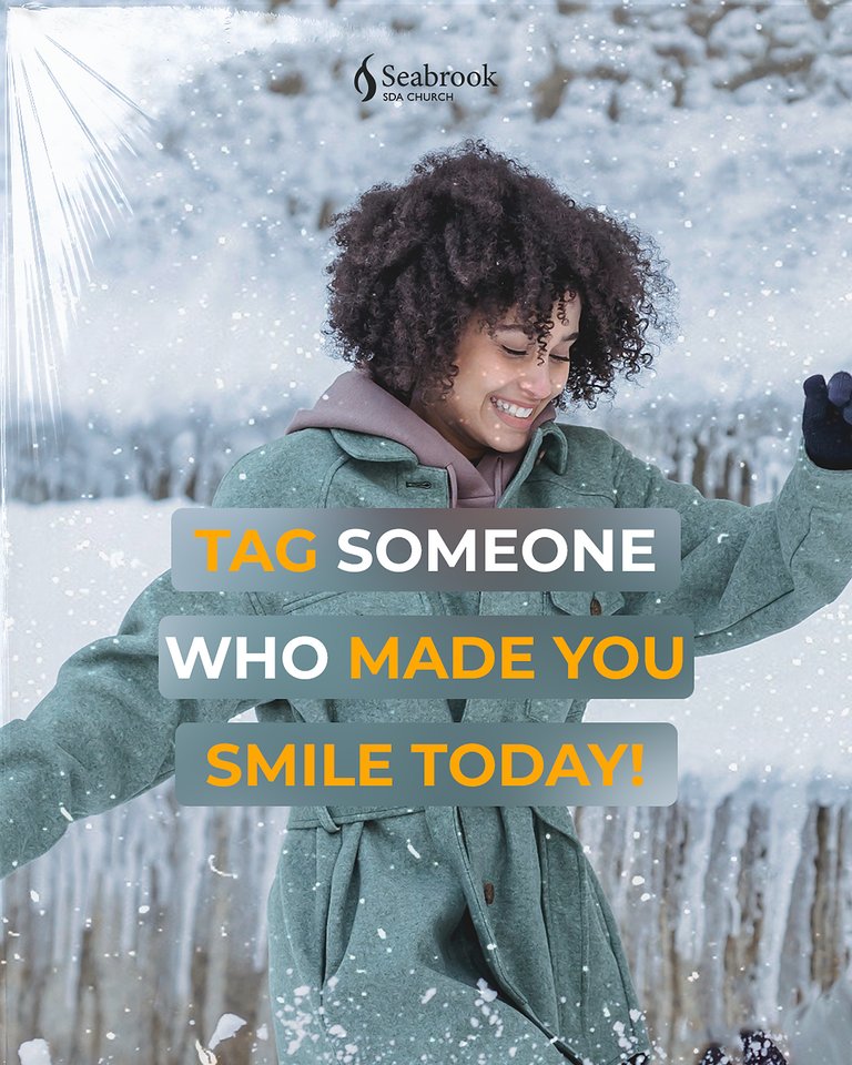 Seabrook_SDA's tweet photo. With so many things to be thankful for today. Who has made you smile, Seabrook? We would love to know! 😊

#HappySabbath #Sabbath #SDA #Seabrook #Happy #SabbathThoughts https://t.co/IzgPT12J7g