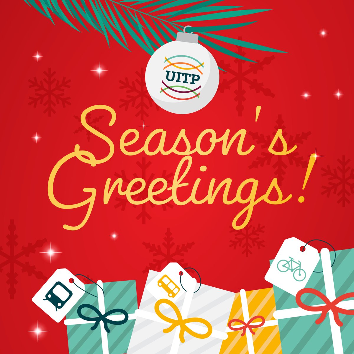 Wishing everyone a Merry Christmas and Happy New Year from UITP! 🎄 🎅 ☃️ ❄️ 🎁 

#MerryChristmas #HappyNewYear  #PublicTransport
