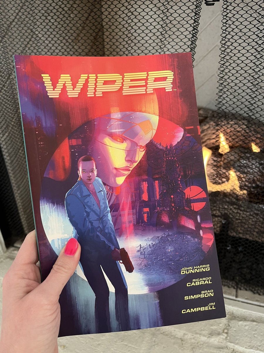 Next up is my buddy @johnhdunning new book, WIPER by @ricardoPcabral1 @20EyesBrad @CampbellLetters at @DarkHorseComics 💙