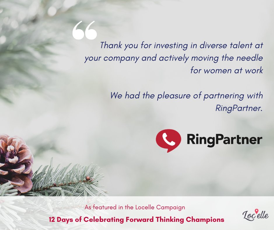 besthumanapp's tweet photo. Day 11 - 12 days of Celebrating Forward Thinking Companies. 🎉✨ ⁠
⁠
Today, we are highlighting RingPartner for helping move the needle for individuals in tech through 1:1 mentorship and community-lead learning.⁠ https://t.co/YVY9ohCyOo