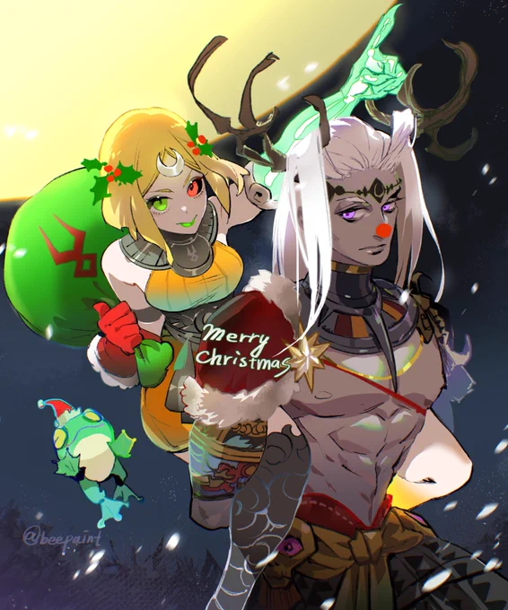Happy Christmas #hadesgame #hades2 #hadesfanart #melinoe #moros 