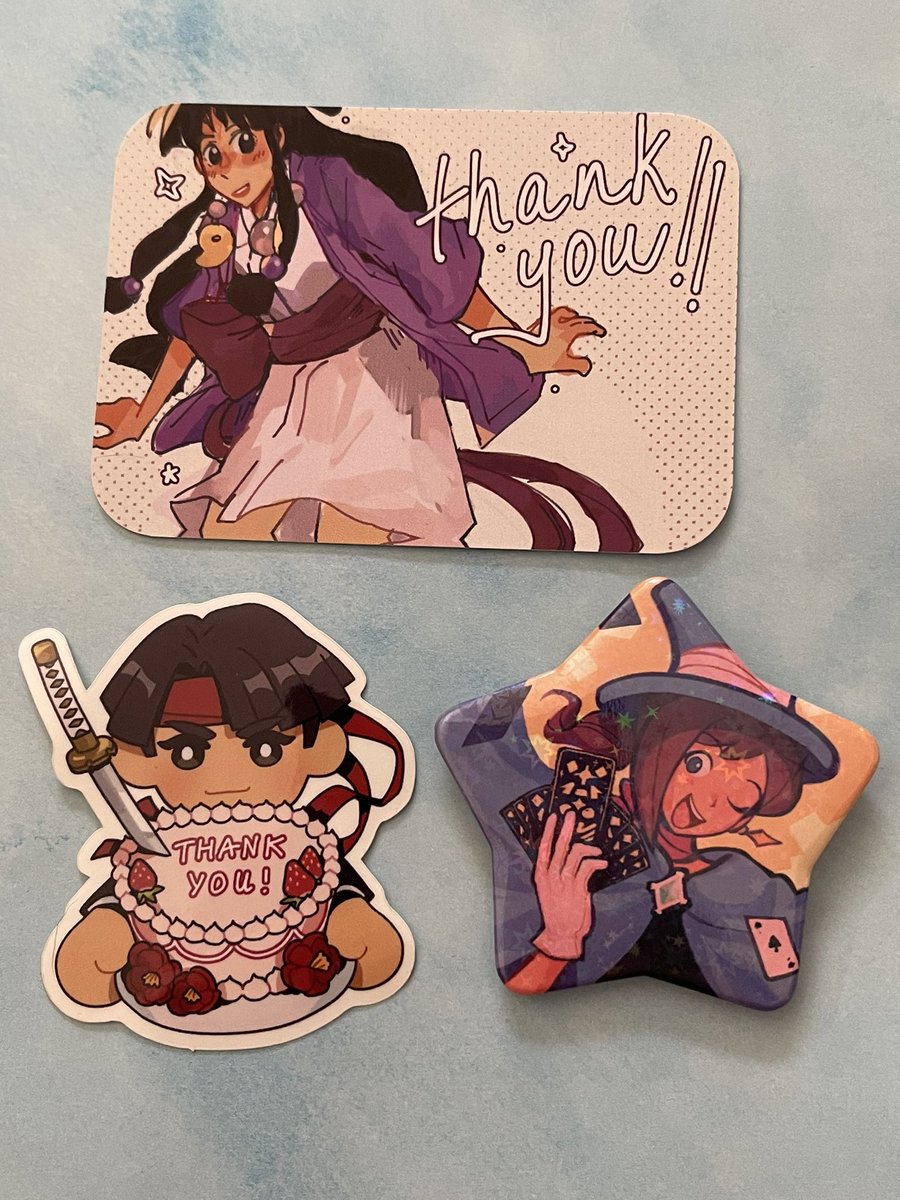 OHH i got these at the perfect time, thank u so much <a href="/aatarotdeck/">turnabout tarot</a> these cards are so so gorgeous! happy i got the trucy pin too ✌️^_^