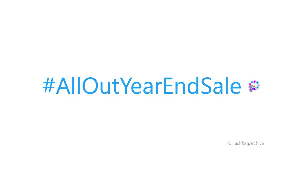 #AllOutYearEndSale