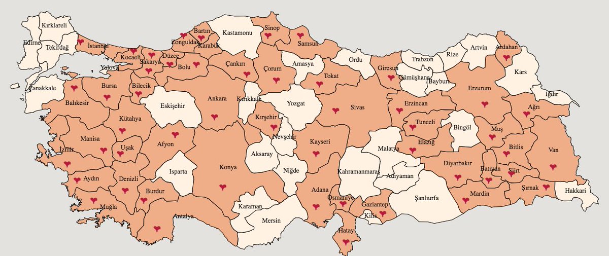 2022'yi bitirirken, bu yıl gönüllü dava üstlendiğimiz kentlere göz attık.
Tam 48 kente gitmişiz, kimilerinde kent merkezinin uzaklarına.
Bunun üstesinden sadece BAĞIŞLARLA geldik.
Yaptığınız her bağış, daha çok çocuk ve kadına destek olabilmemiz demek❤️
fonzip.com/once/once-cocu…