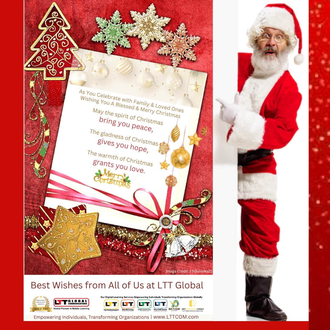 LTTGlobal's tweet photo. Wishing All Celebrating Christmas…A Very Merry Christmas...May Your Heart Be Filled With All Of The Joys The Season Brings...May Your Home Be Filled With Love, Peace, and Happiness … As You Celebrate With Family And Loved Ones...Happy Holidays to All💖🎉🎄🎅🤶🧑‍🦌🎄🎶 ❄️🌟🎉 https://t.co/JTG5yDuo77