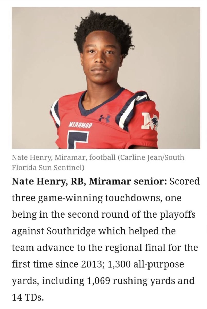 Blessed 💫
First Team- All County RB✅
1000+ yard rusher ✅
Broward offensive Player of the year✅
<a href="/CoachAJScott/">Coach AJ</a> <a href="/Believe_UrEyes/">Coach Laine</a> <a href="/TheCribSouthFLA/">Frank Tucker</a> <a href="/BenjaminRivals/">Marcus Benjamin</a> <a href="/larryblustein/">Blustein Recruiting</a> <a href="/Brandon_Odoi/">Brandon Odoi</a>