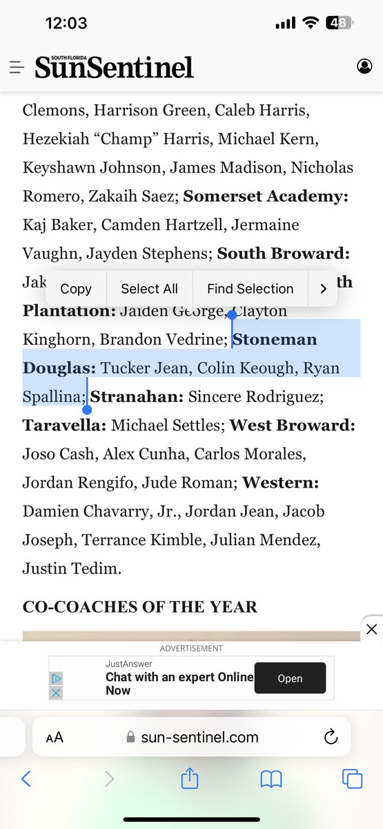 Quentin Short (@coachshort53) on Twitter photo Congrats to all the 🦅 🏈 players recognized for All County performances this season. <a href="/MSDEagles/">Stoneman Douglas Football</a> <a href="/justin20spano/">justin spano</a> <a href="/BriteCannon/">Clayton “Brite” Cannon II</a> <a href="/ClaytonCannon14/">Clayton Cannon Jr.</a> <a href="/tuckerjean19/">Tucker Jean</a> <a href="/GabeLenamon/">Gabe Lenamon</a> <a href="/RyanSpallina_/">Ryan Spallina</a> Congrats to all the 🦅 🏈 players recognized for All County performances this season. <a href="/MSDEagles/">Stoneman Douglas Football</a> <a href="/justin20spano/">justin spano</a> <a href="/BriteCannon/">Clayton “Brite” Cannon II</a> <a href="/ClaytonCannon14/">Clayton Cannon Jr.</a> <a href="/tuckerjean19/">Tucker Jean</a> <a href="/GabeLenamon/">Gabe Lenamon</a> <a href="/RyanSpallina_/">Ryan Spallina</a>