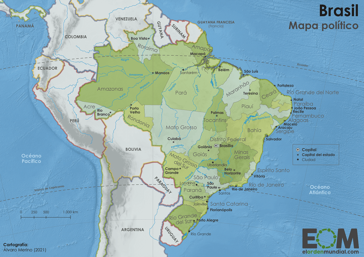 El Orden Mundial - EOM on Twitter: "Brasil es la primera potencia de