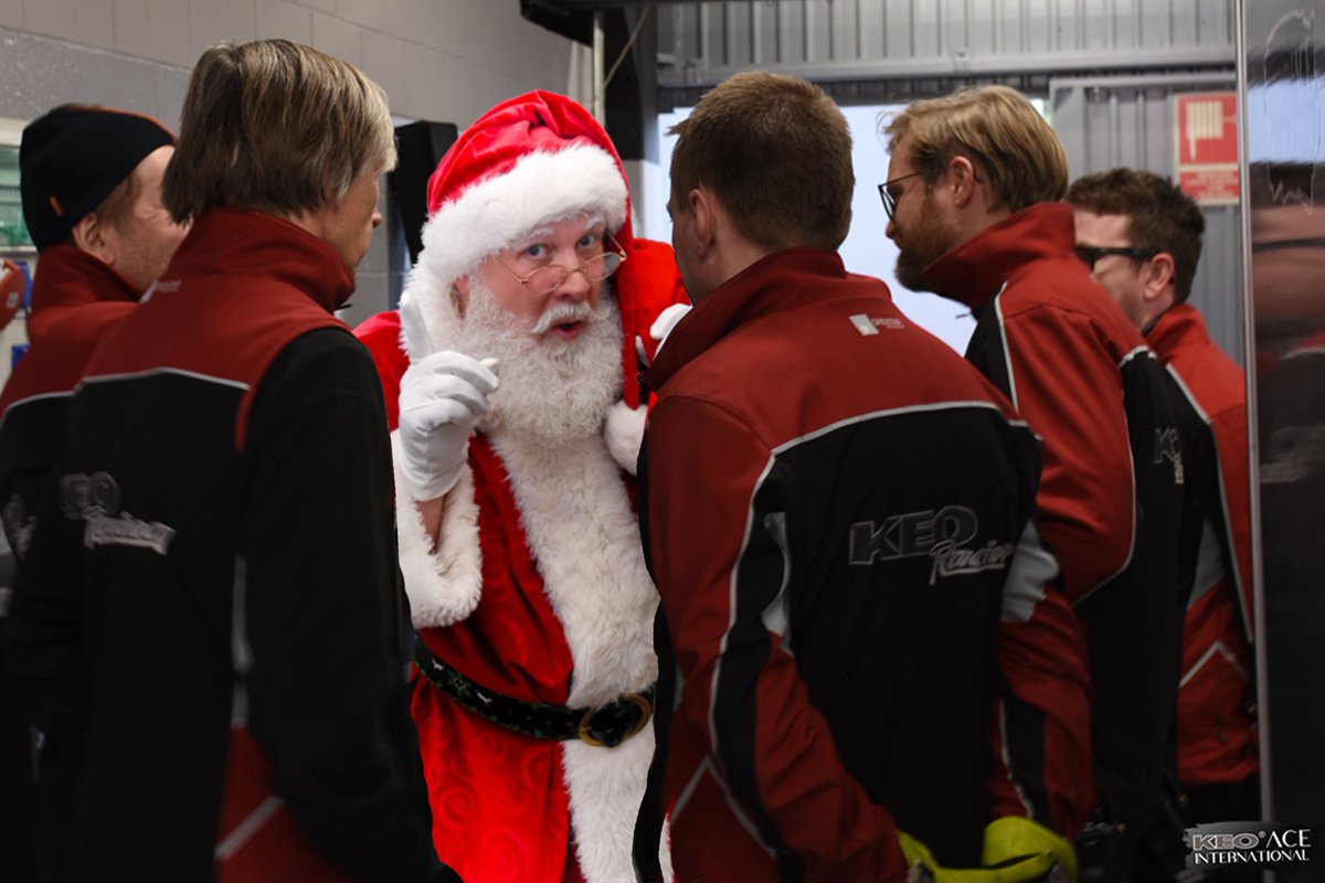 KEO_RACING's tweet photo. Santa Claus is coming to town...... With wheels ! 😃 We have lent him our Dallara LMP2 😉

On behalf of the entire team we wish you a Merry Christmas 🎅🌲#KEOracing #KEOrACE https://t.co/w3mXlGd6VV