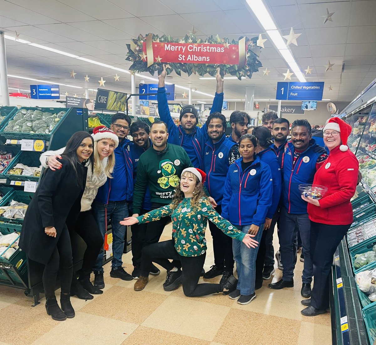 Merry Christmas to everyone and all the amazing Tesco crew. Couldn’t be prouder of you! Enjoy some family &amp; friends time 🤍 you’re all amazing!