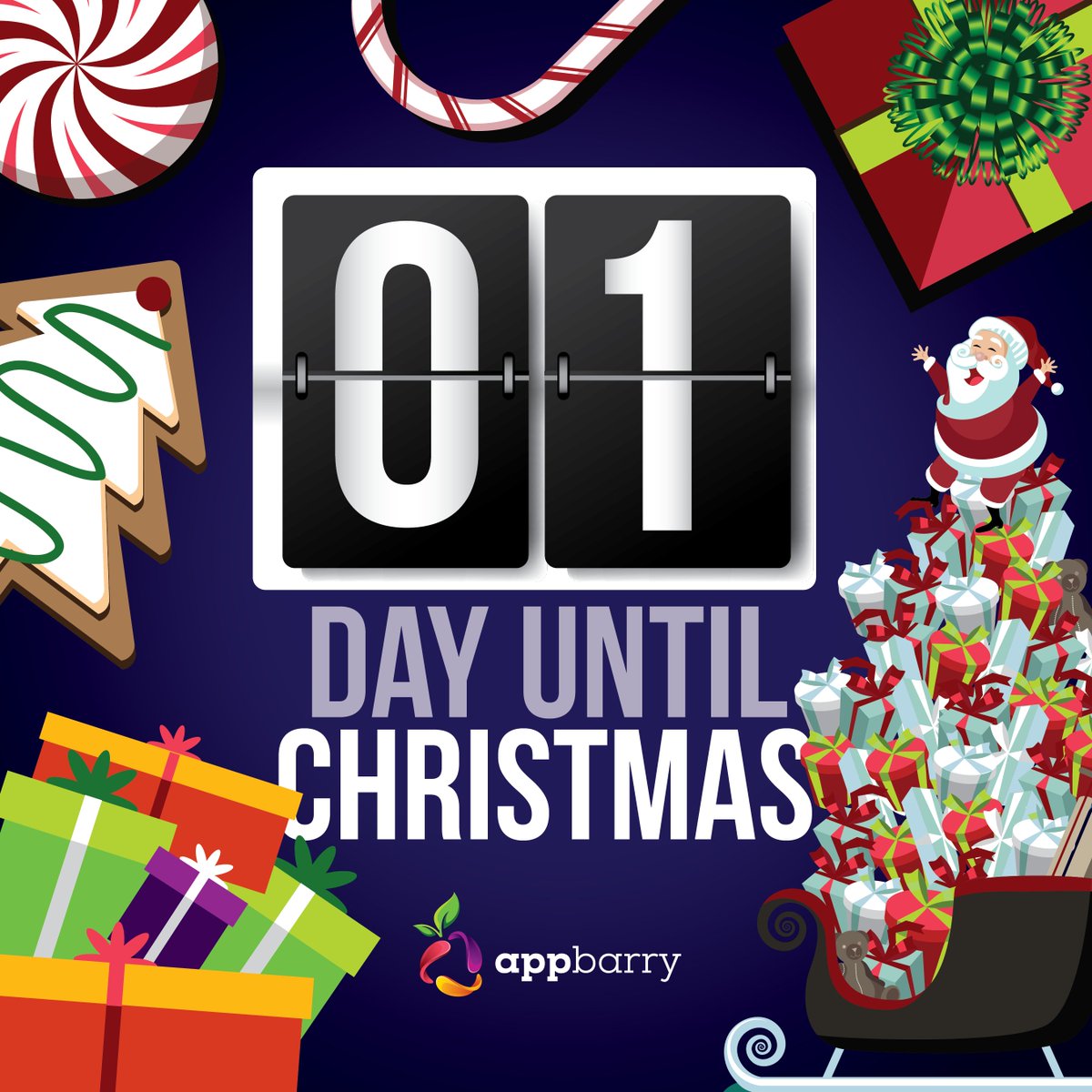 AppBarry's tweet photo. Only one more sleep until Christmas! What are your favorite Christmas Eve memories? Drop them below! ππ
βοΈ
β’β’β’
#ChristmasEve #Christmas #appbarry #makeitappen #atlanta #supportlocal #technology #december #omgsanta https://t.co/xfnmnumics