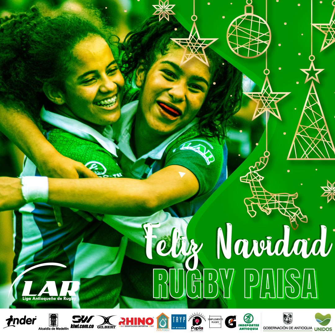 Tiempo de disfrutar en familia, valorar toda la pasión con que vivimos y seguir con berraquera nuestro camino.🏉✨

¡Feliz Navidad, #RugbyPaisa!💚
¡Feliz Navidad, <a href="/ColombiaRugby/">ColombiaRugby</a>! 💛💙❤️