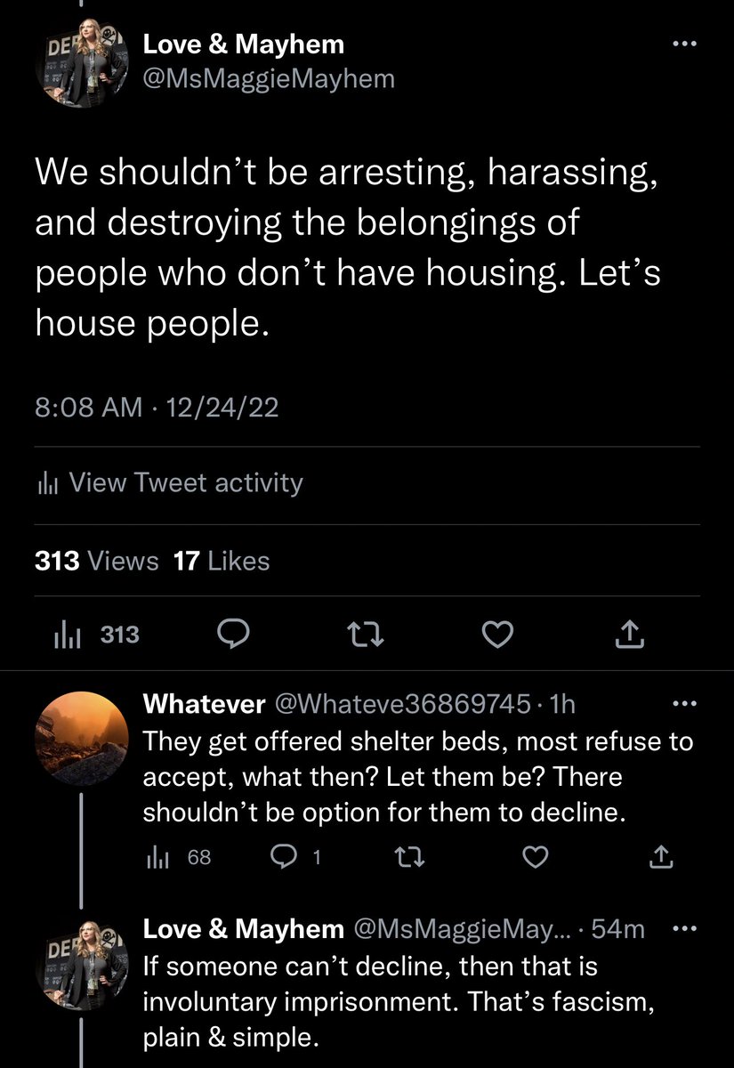 But this bot gets right to the heart of their ideology quickly: mass incarceration.