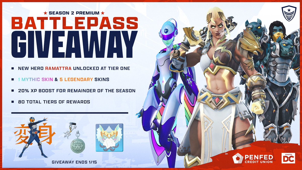 We're giving away Premium Battle Passes, and you could be one of 5 winners! All you have to do to enter is: ✅Follow @washjustice 🆗Like and RT this post 💟Tell us in the replies who your main is, WITHOUT telling us who your main is Packs provided by Blizzard, thank you! 🫶