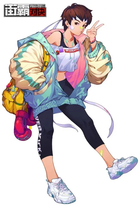 For the clothes I plan to do something similar to those dripped out Street Fighter Duel designs. I think I'll draw a concept before I'll get to modeling so that I have something concrete to work off of. 