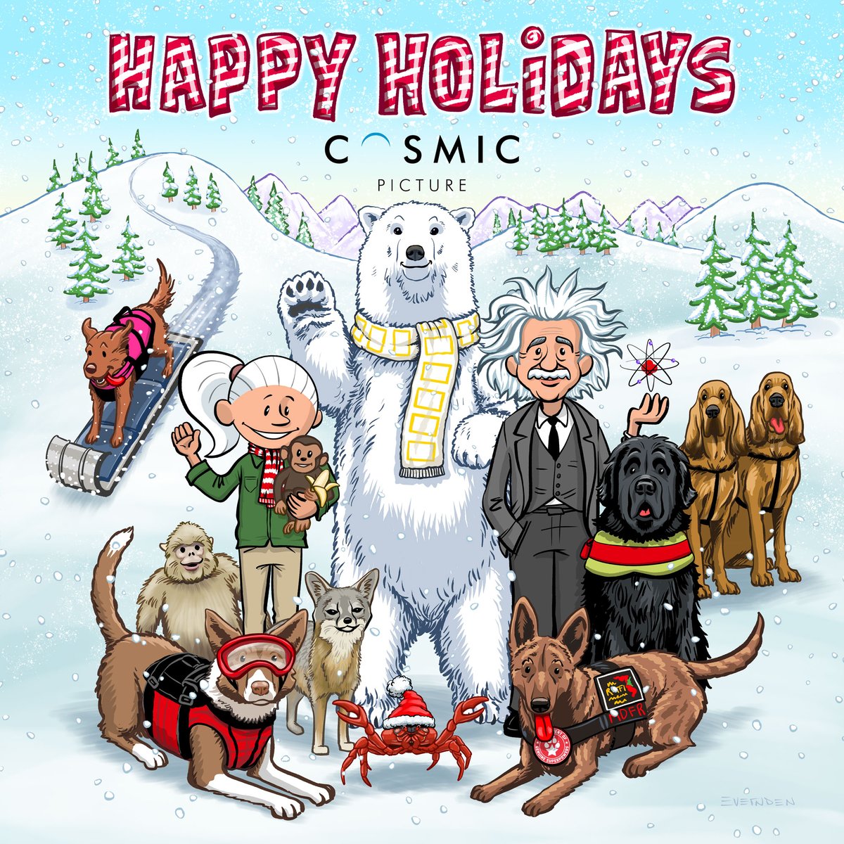 From the cast of characters at Cosmic Picture, we wish you the very best this holiday season!