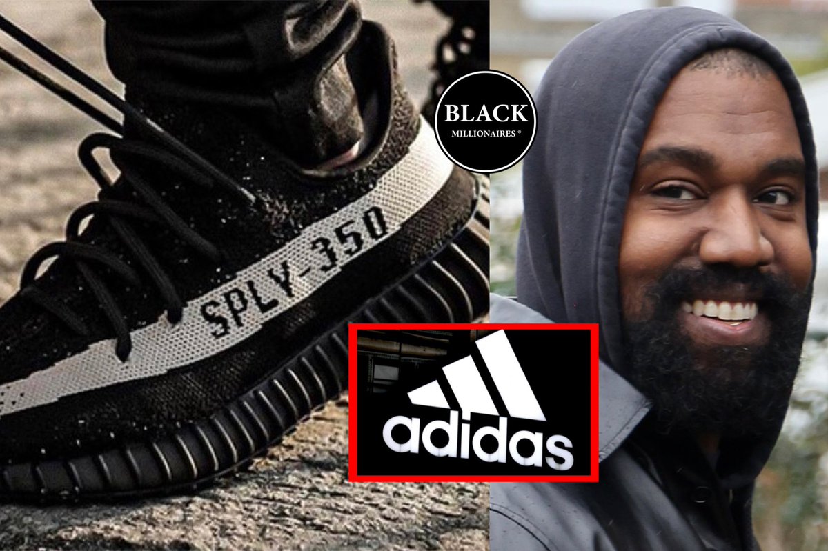 Blackmillions_'s tweet photo. Adidas is panicking because they have $530 million in Yeezys inventory that they cant sell after cutting ties with Kanye “If they sell the Yeezy branded inventory they are legally required to pay kanye a 15% royalty in which they refuse to pay” https://t.co/GYYIAYBIpt